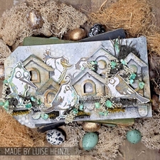 Stampers Anonymous Chipboard - Birdhouse Ornaments